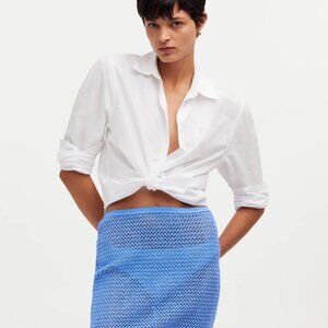 Madewell Crochet Cover-Up Mini Skirt